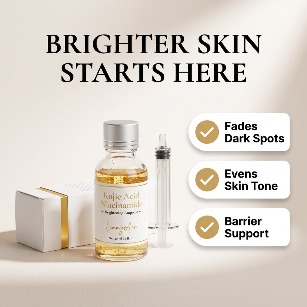 LemmyAnn Glow Ritual Ampoules | PDRN Pink Vitamin Radiance Boosting Ampoule