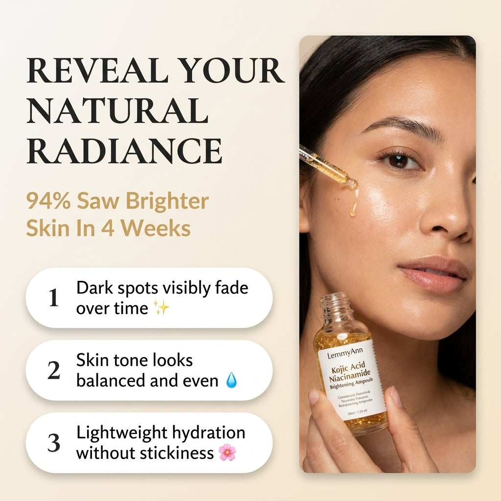 LemmyAnn Glow Ritual Ampoules | PDRN Pink Vitamin Radiance Boosting Ampoule