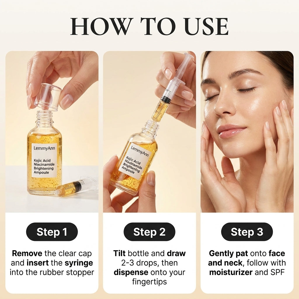 LemmyAnn Glow Ritual Ampoules | PDRN Pink Vitamin Radiance Boosting Ampoule