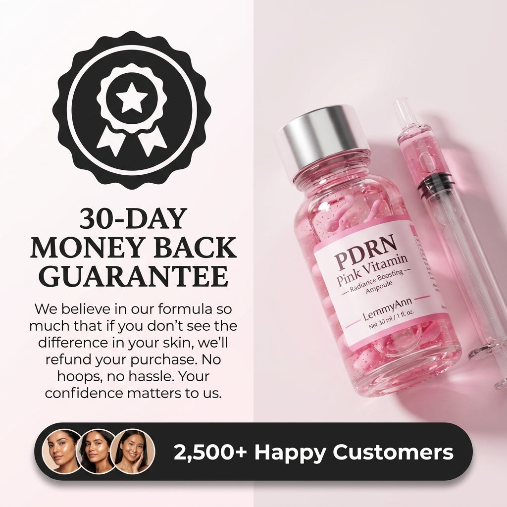 LemmyAnn Glow Ritual Ampoules | PDRN Pink Vitamin Radiance Boosting Ampoule