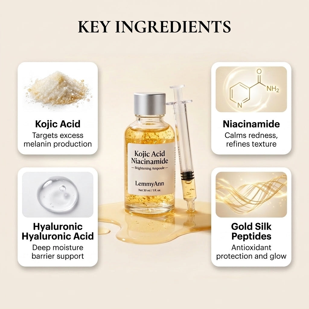 LemmyAnn Glow Ritual Ampoules | PDRN Pink Vitamin Radiance Boosting Ampoule