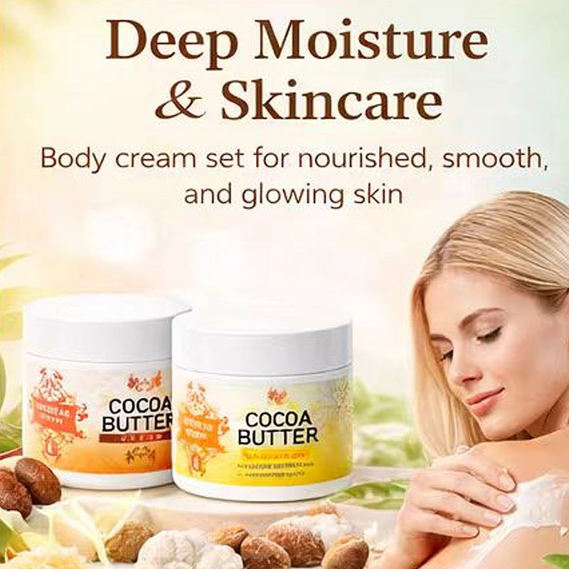 OceAura Moisturizing Firming Fine Lines Lightweight Non-Sticky Lemon Cocoa Butter Moisturizing Cream for Body Skin Wholesale